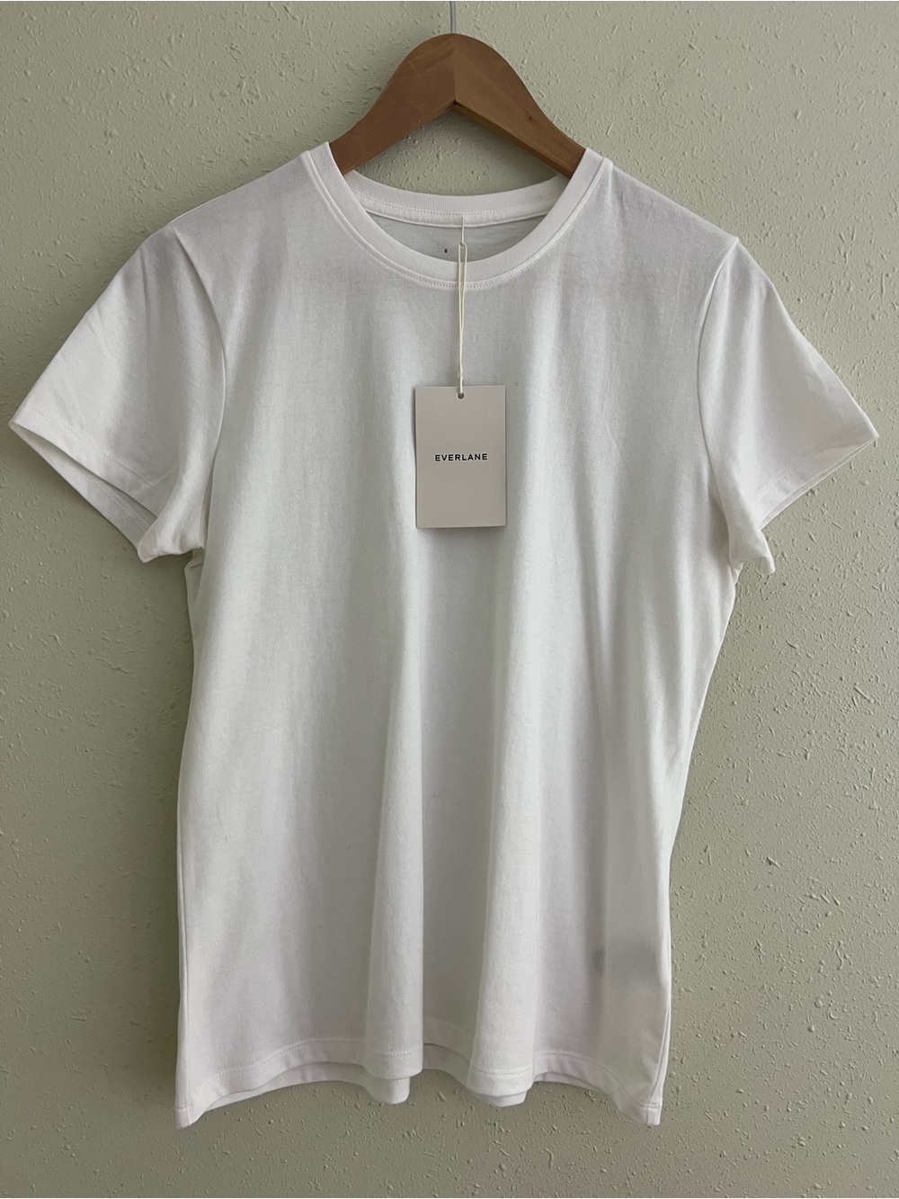 New Everlane THE SLIM CREW IN ESSENTIAL COTTON White Size S - Picture 4 of 11